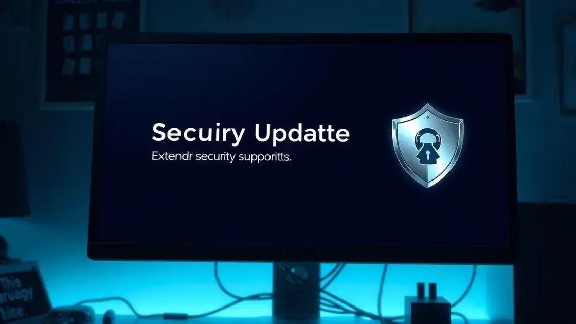 Exploring extended security updates Exploring extended security updates